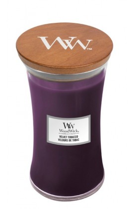 Woodwick Velvet tobacco nagy illatgyertya